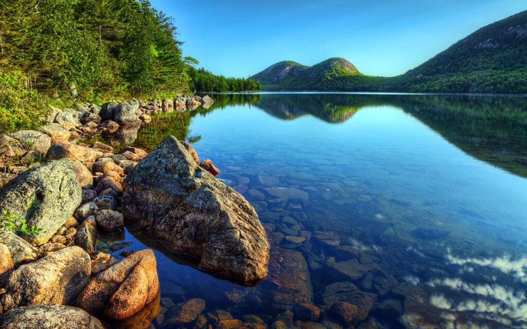 Acadia National Park Maine Jordan Pond Wallpaper Hd 1920x1200 1